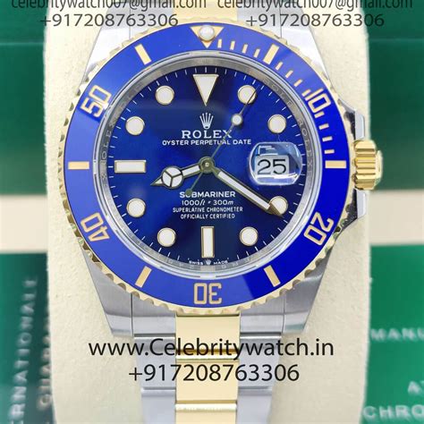 rolex submariner blue clone